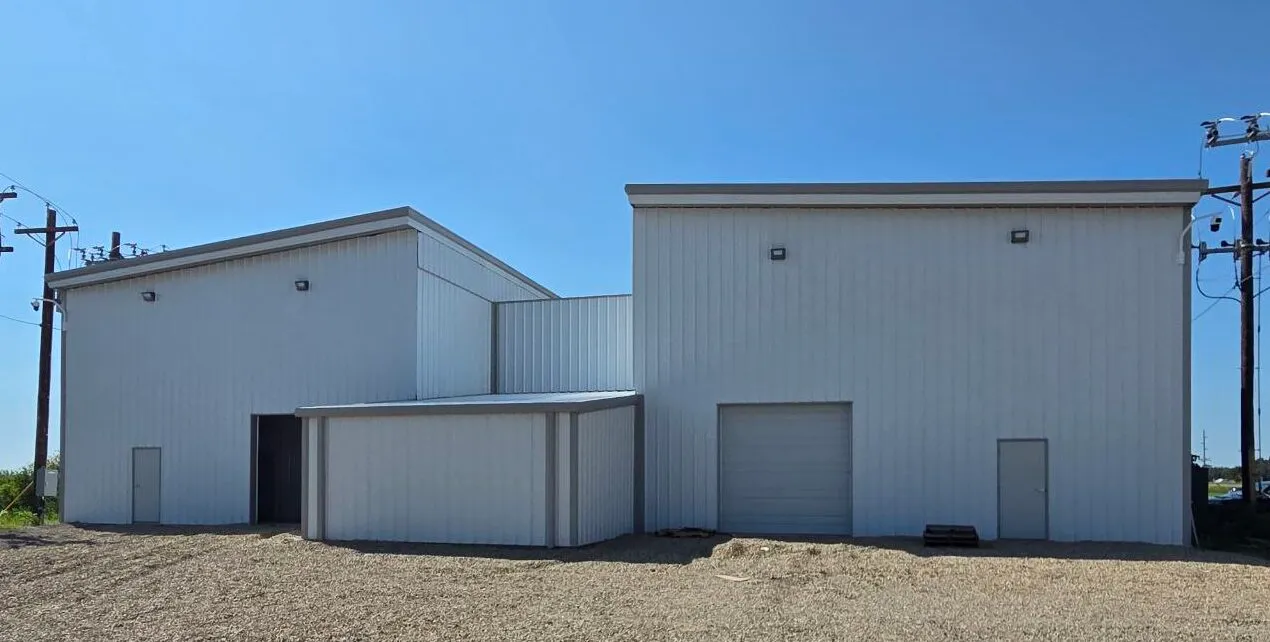 Construction underway at the second AAIM facility near Hastings, Nebraska